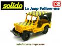 La Jeep Willys Follow-me en miniature militaire de Solido au 1/38e