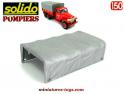 La bâche grise du GMC 6x6 pompiers en miniature de Solido Verem au 1/50e