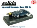 Le coupé Mercedes Benz 300 SL bleu en miniature par Solido au 1/43e