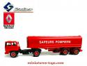 Le Renault Saviem H 875 SR semi remorque citerne pompiers de Solido au 1/55e