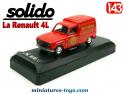 La Renault R4 F6 Tout l'univers miniature de Solido au 1/43e