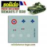 La planche de marquage du char Renault R35 en 1940 miniature Solido au 1/50e