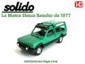 La Matra Simca Rancho de 1977 en miniature par Solido au 1/43e