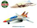 Le jet F-14A Tomcat en miniature jouet vintage de Trade Mark Sonai Toys
