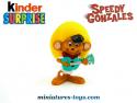Speedy Gonzales et sa guitare en figurine plastique Ferrero Kinder Surprise 2002