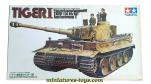 La maquette du char allemand Tiger I Ausf E par Tamiya au 1/35e sans figurine