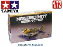 Le chasseur allemand Messerschmitt BF109E-4 en kit de Tamiya au 1/72e