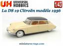 La DS 19 Citroën modèle 1956 en miniature par Universal Hobbies au 1/43e