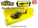 Un hélicoptère français Gazelle Hot en miniature militaire par Verem au 1/50e