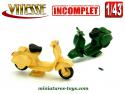 Les deux Scooter miniatures par Vitesse au 1/43e incomplets