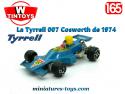 La Formule 1 Tyrrell 007 Cosworth miniature de WTintoys Hong-Kong au 1/65e