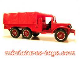 Le Dodge WC63 6x6 pompiers en miniature de Solido au 1/50e