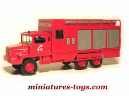 Le Berliet GBC KT 6x6 dépollution en miniature de Solido au 1/50e