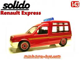 Le Renault Express pompiers en miniature de Solido au 1/43e