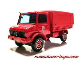 Le 4x4 Unimog feux de forêts pompiers en miniature de Solido au 1/50e