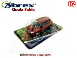 La New Skoda Fabia berline phase II de 2006 en miniature par Abrex au 1/72e