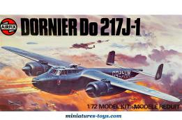La maquette du Dornier Do 217J-1 par Airfix au 1/72e