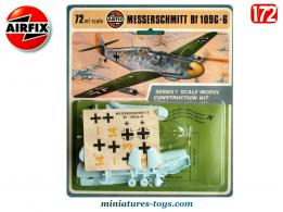 La maquette du Messerschmitt BF 109G-6 allemand par Airfix au 1/72e
