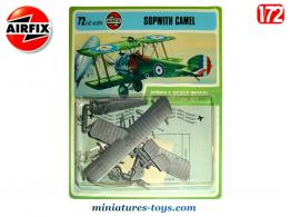 La maquette du chasseur biplan britannique Sopwith Camel par Airfix au 1/72e