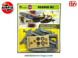 La maquette du chasseur britannique Whirlwind Mk1 par Airfix au 1/72e