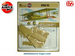 La maquette du chasseur biplan français Spad VII par Airfix au 1/72e