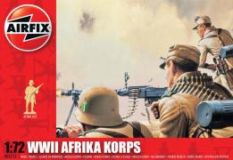 Les soldats allemands de l'Afrika Korps WW II en figurines par Airfix au 1/72e