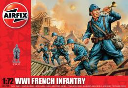 Les soldats français de la première guerre mondiale en figurines Airfix au 1/72e