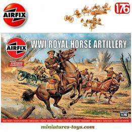 L'artillerie anglaise du Royal Horse Artillery en miniature par Airfix au 1/76e