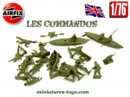 Les Commandos anglais de 1944 en figurines par Airfix au 1/72 1/76e