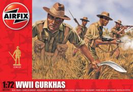 Les soldats Gurkhas de la seconde guerre mondiale d'Airfix au 1/72e