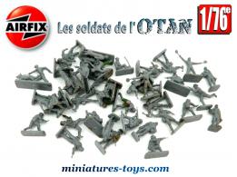 Les soldats anglais de l'Otan en figurines par Airfix au 1/76e