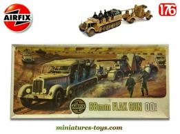 Le kit vintage du Flak 88 avec son tracteur miniature par Airfix au 1/76e