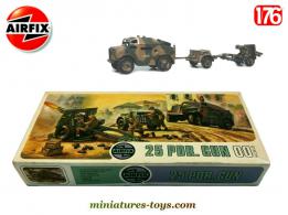 Le kit vintage du canon de 25 et de son tracteur Morris miniature Airfix au 1/76e