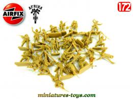 Un lot de soldats allemands de l'Afrika Korps en figurines par Airfix au 1/72e