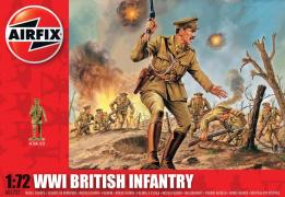Les soldats anglais de la première guerre mondiale d'Airfix au 1/72e