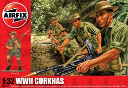 Les soldats Gurkhas de la seconde guerre mondiale d'Airfix au 1/32e