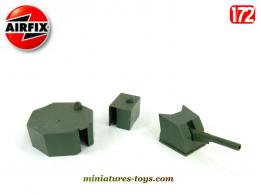 Les bunkers et le canon par Airfix au 1/72e