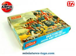 Le Highland Infantry à Waterloo en figurines boite vintage par Airfix au 1/72e