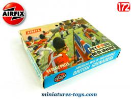 Le British Grenadiers de la guerre d'indépendance américaine en figurines Airfix 1/72e