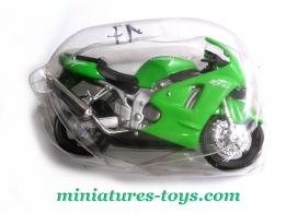 La moto miniature Kawasaki ZX 12 R au 1/18ème de Maisto...