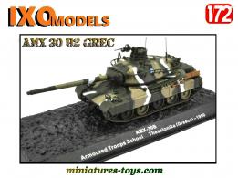 Le char français AMX 30 B2 grec Thesalonika miniature par Ixo Models au 1/72e