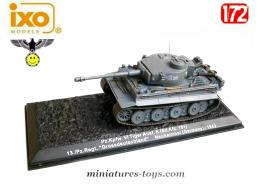 Le char allemand Tigre I gris en miniature par Ixo Models pour Altaya au 1/72e
