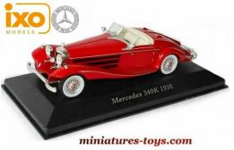 La Mercedes Benz 540K modèle 1936 en miniature Ixo Models et Altaya au 1/43e