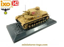 Le char allemand Panzer IV en miniature par Ixo Models pour Altaya  au 1/43e
