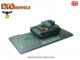 Le char allemand Panzer IV Ausf G miniature par Ixo Models Altaya au 1/72e