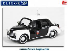 La Renault 4CV Pie Police de Paris 1956 en miniature par Eligor au 1/43e