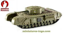 Le char anglais Churchill Mk IV en miniature par Andrea au 1/87e H0