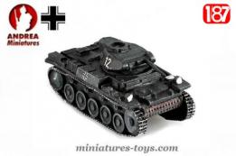 Le char Panzer III en miniature par Andrea au 1/87e H0