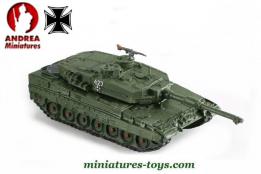 Le char allemand Leopard 2 en miniature par Andrea au 1/87e H0