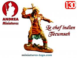 La figurine du Chef indien Tecumseh par Andrea au 1/32e